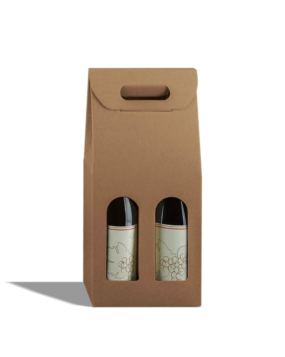 Scatola 2 Bottiglie con Battente