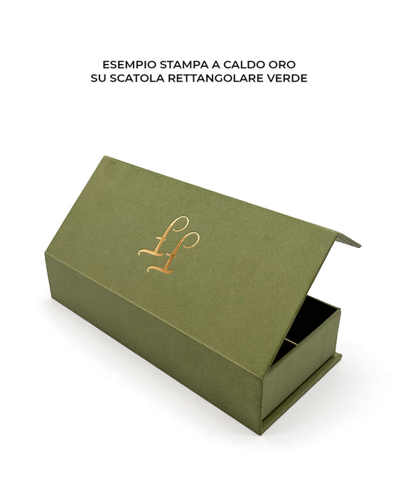 Astuccio Rigido Rettangolare Con Battente Calamitato