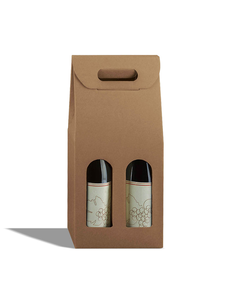 Scatola 2 Bottiglie con Battente