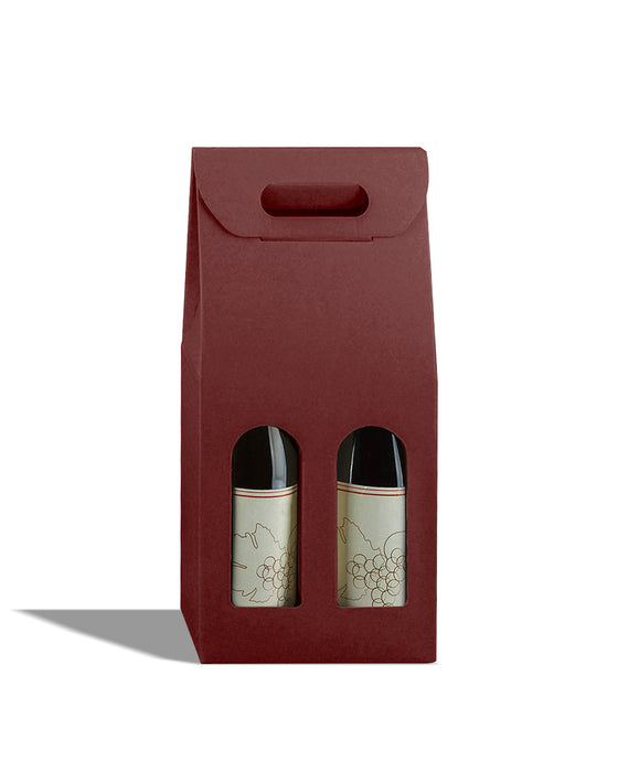 Scatola 2 Bottiglie con Battente