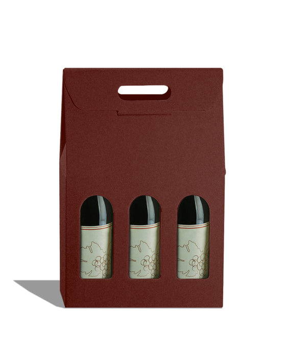 Scatola 3 Bottiglie con Battente